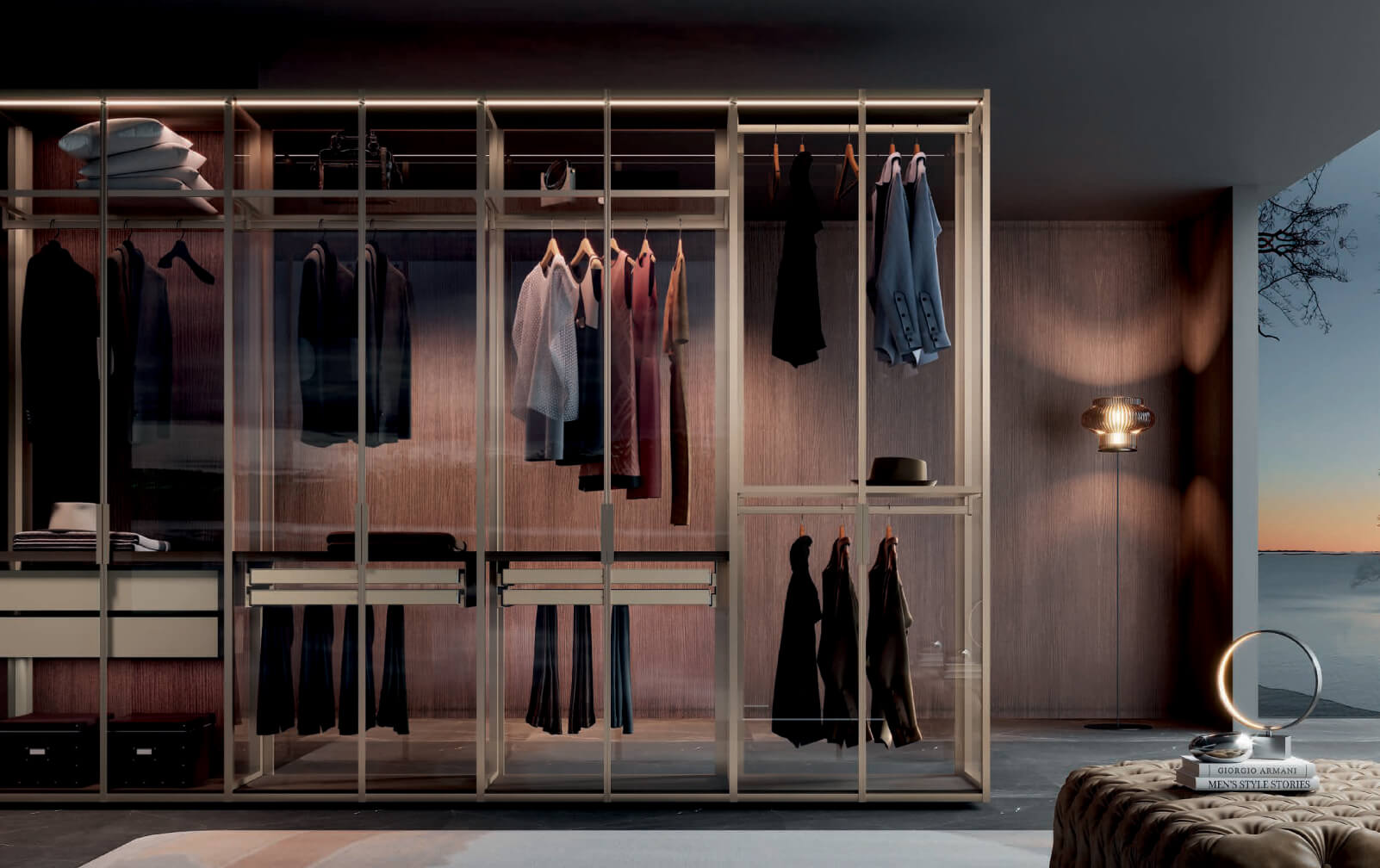 Wall-Mounted Closet